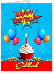 Midas Craft Happy Birthday Siddhesh ….10 Birthday Wish Greeting Card