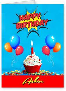 Midas Craft Happy Birthday Azhar ….10 Birthday Wish Greeting Card