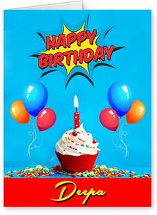 Midas Craft Happy Birthday Deepa ….10 Birthday Wish Greeting Card