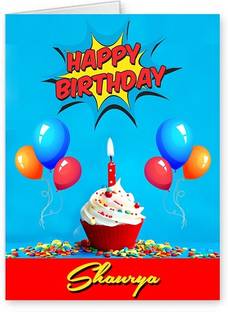 Midas Craft Happy Birthday Shaurya ….10 Birthday Wish Greeting Card