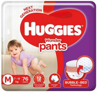 Huggies Wonder Pants, Medium Size Diapers, 76 Count - M