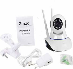 Zinzo 360 Degree Smarty Multiple Mobile Connectivity Wireless HD IP Wifi CCTV Indoor Security Camera Stream Live Video in Mobile Security Camera Security Camera