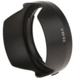 SUPERNIC ES68F Flower Lens Hood for Canon EF 50 Mm f/1.8 STM Lens (Black)  Lens Hood