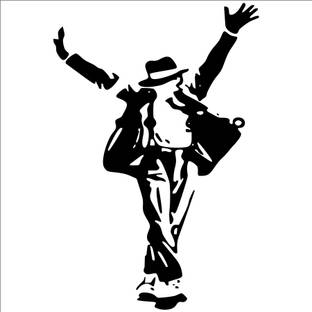 StickerYard 76 cm Michael Jackson Self Adhesive Sticker