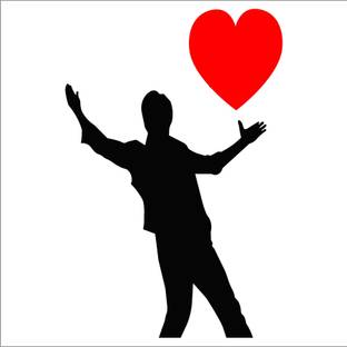 StickerYard 76 cm SRK Signature Pose Self Adhesive Sticker