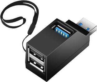 spincart USB 3.0 Hub, 3 Port Mini Portable High Speed Powered Data USB Hub Transfer, Splitter Adapter Expansion for PC Notebook Laptop Computer Mac Linux Windows 3 port USB 3.0 Hub USB Hub