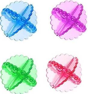 YTM Washing Machine Ball, Laundry Dryer,wash Without Detergent(Multicolor), Set of 4 Detergent Bar