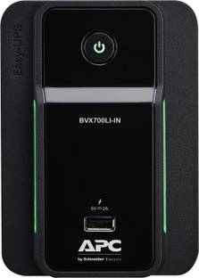 APC BVX700LI-IN 230 V Line-interactive Tower Model UPS with Overload Protection 3 Outlet Plugs