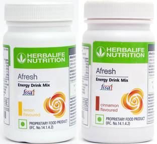 Herbalife Nutrition Afresh Energy and Nutrition Drink (CINNAMON50G,LEMON50G) Energy Drink