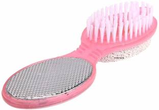 Maproline Enterprises Multi Use 4 Step Pedicure Paddle Brush for (Cleanse, Scrub, File And Buff)