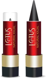 LOTUS Herbals Natural Kajal 4 G Pack of 2