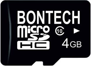 BONTECH High Speed With high Quality 10X 4 GB MicroSD Card Class 10 100 MB/s  Memory Card Compatible with Gaming Console, Camera, Tablet, Computer, Mobile