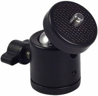 Savsol Metal Heavy Duty Ball Head Tilt Pan 360 Rotation for Tripod Stand Mount Mobile Holder
