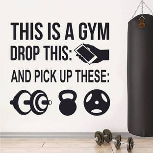 StickMe Gym Fitness Motivation - Sport Wall Sticker-SM875
