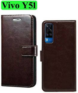 Wynhard Flip Cover for Vivo Y51 2020, Vivo Y51A, Vivo Y31 2021, Vivo Y53s