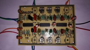 Salcon Electronics Bass Treble Control Passive Equalizer Board, 3 IC LM324 Electronic Components Electronic Hobby Kit