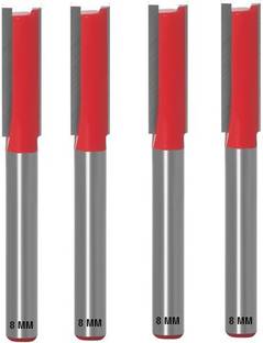 LIEUTENANT 8MM-SHANK ( Cut Dia.8 MM) STRAIGHT Wood Router -Bits Hand Tool Kit
