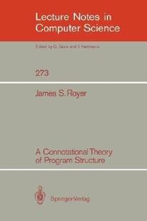 A Connotational Theory of Program Structure