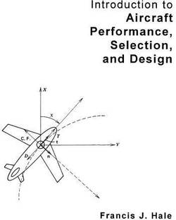 Introduction to Aircraft Performance, Selection, and Design