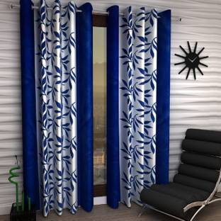 Fashion String 153 cm (5 ft) Polyester Semi Transparent Window Curtain (Pack Of 2)