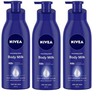 NIVEA Nourishing Lotion Body Milk 400ml, Deep Moisture Very Dry Skin