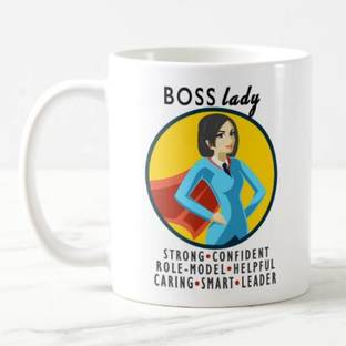 Exciting Lives Boss Lady Ceramic Coffee Mug
