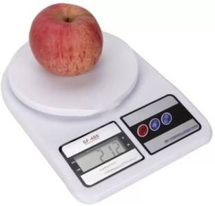 Grizzly Weighing Machine For Kitchen With LED Light, Digital Electronic Weight Scale 5 Kg Multipurpose Personal Use Health Home Gym Weighing Scale