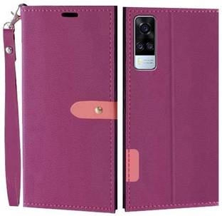 Wynhard Flip Cover for Vivo Y51 2020, Vivo Y51A, Vivo Y31 2021, Vivo Y53s