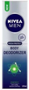 NIVEA Fresh protect gas free Body Deodorizer Energy Deodorant Spray  -  For Men