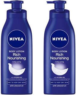 NIVEA Body Milk Nourishing Lotion 400ml (Pack of 2)