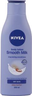NIVEA Body Lotion Smooth Milk Dry Skin Shea Butter