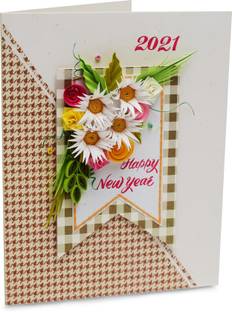 Swapnil Arts Happy New Year 2021 Greeting Card Greeting Card