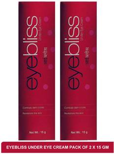 Eyebliss under eye cream - derma recommended under eye cream(pack of 2)15g