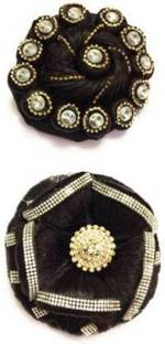 maanya enterprises Combo of 2 studded juda Bun