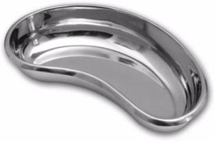 MOWELL Stainless Steel Kidney Tray-Without Cover Size 10inch Reusable Medical Tray