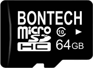 BONTECH High Speed With Top Quality 10X 64 GB MicroSD Card Class 10 100 MB/s  Memory Card Compatible with Gaming Console, Camera, Tablet, Mobile, Computer