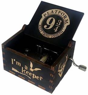 Zesta Handcrafted Wooden Movie Music Box - Harry Potter