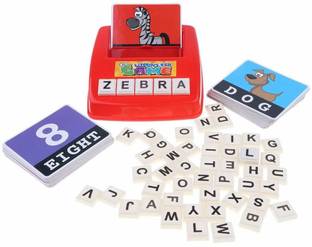 Delidge Fun Literacy Card Game - Kids Spelling & Writing Word Machine Alphabet Letter Educational Child Toys