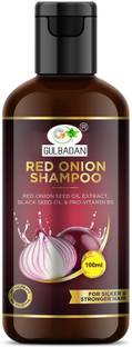 GULBADAN Onion Hair Fall Shampoo for Hair Growth & Hair Fall Control, with Red Onion & Black Seed for Men, Women