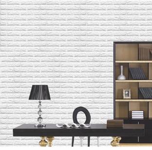 Skywall 70 White 3D Brick Self Adhesive Sticker