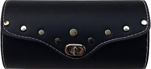 Road Emperor One-side Black Leatherette Motorbike Saddlebag