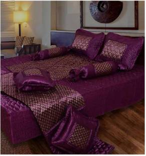 Rajasthan handicraft center Satin Double King Sized Bedding Set