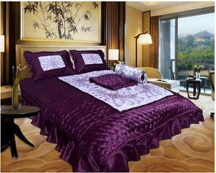 Rajasthan handicraft center Satin King Sized Bedding Set