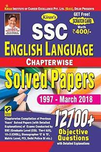 Kiran's Ssc English Language Chapterwise Solved Papers 1997 March 2018