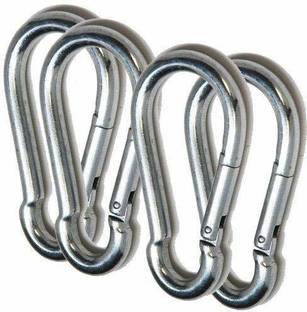 SIGNATRON Stainless Steel Spring Snap Hook Carabiner/Hook Swing Connector/Heavy Locking Carabiner