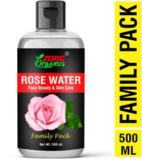 Zorg Organics 100% Pure Rose Water (Gulab Jal) For Face & Skin Care - Men & Women Face Wash