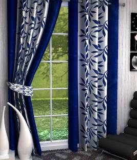 Unique Style 213 cm (7 ft) Polyester Door Curtain (Pack Of 2)