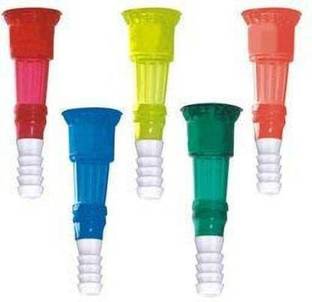 Vibarnt PVC Rubber Pipe Jointer / Supporter for 1/2 Inch Tap (Multi color) - ( Pack of 5 Pcs ) Hose Pipe Tap Adapter