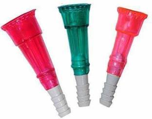 Vibarnt PVC Rubber Pipe Jointer / Supporter for 1/2 Inch Tap (Multi color) - ( Pack of 3 Pcs ) Hose Pipe Tap Adapter