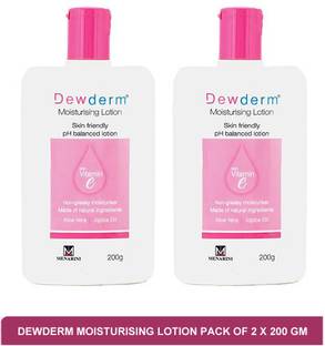 Dewderm moisturising lotion for body(pack of 2)